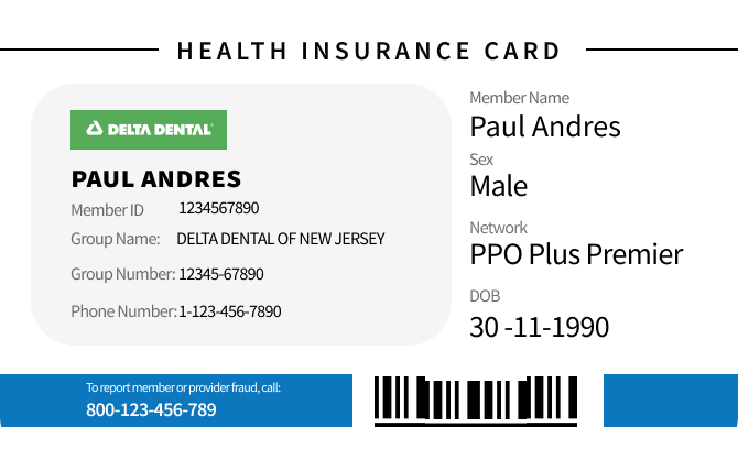 health insurance card scan